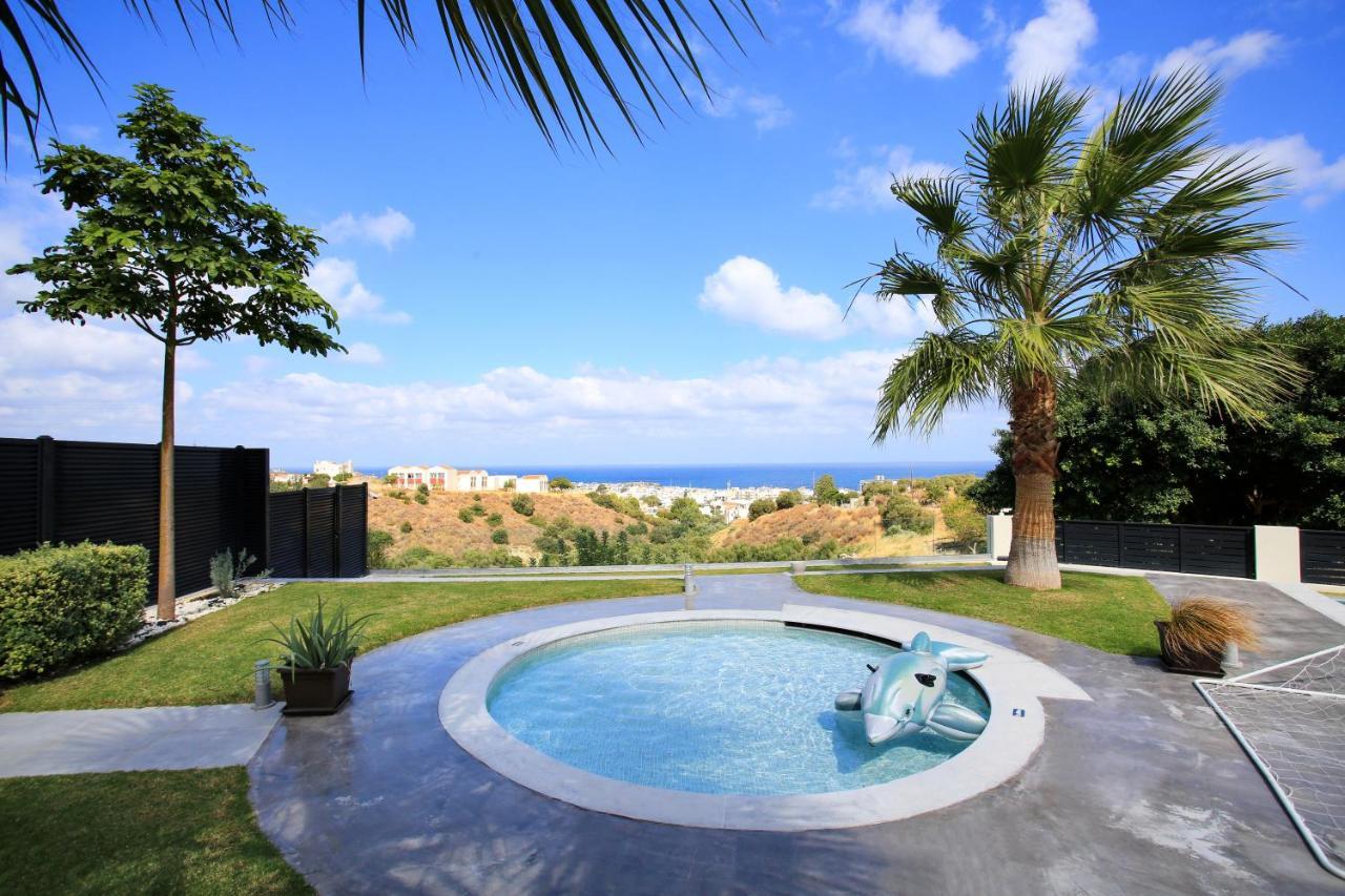 Orama Luxury Villa 4 Bedrooms With Private Pool 헐소니소스 외부 사진