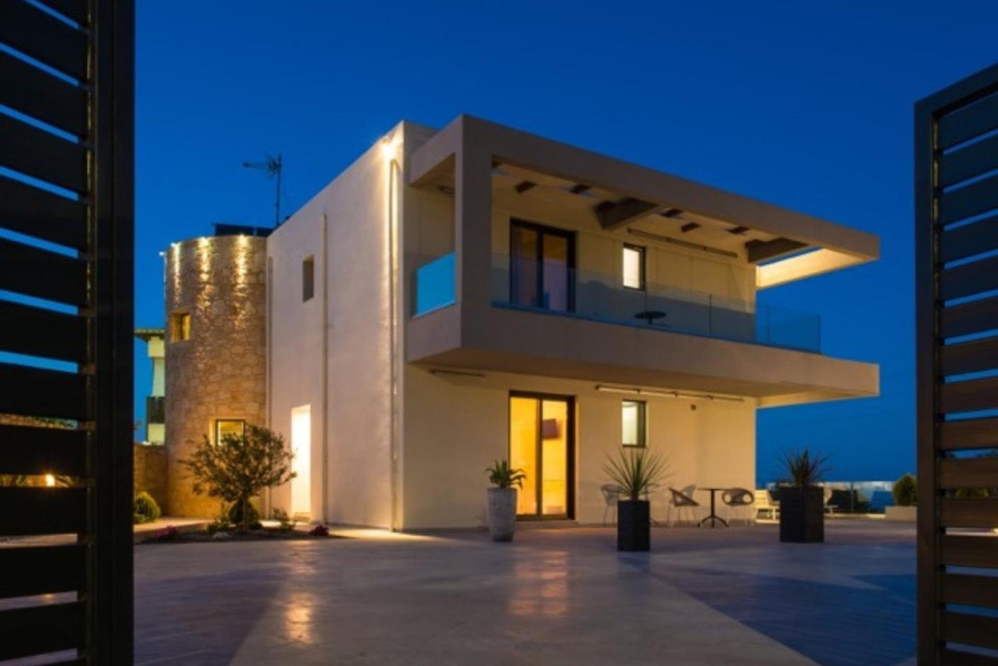 Orama Luxury Villa 4 Bedrooms With Private Pool 헐소니소스 외부 사진