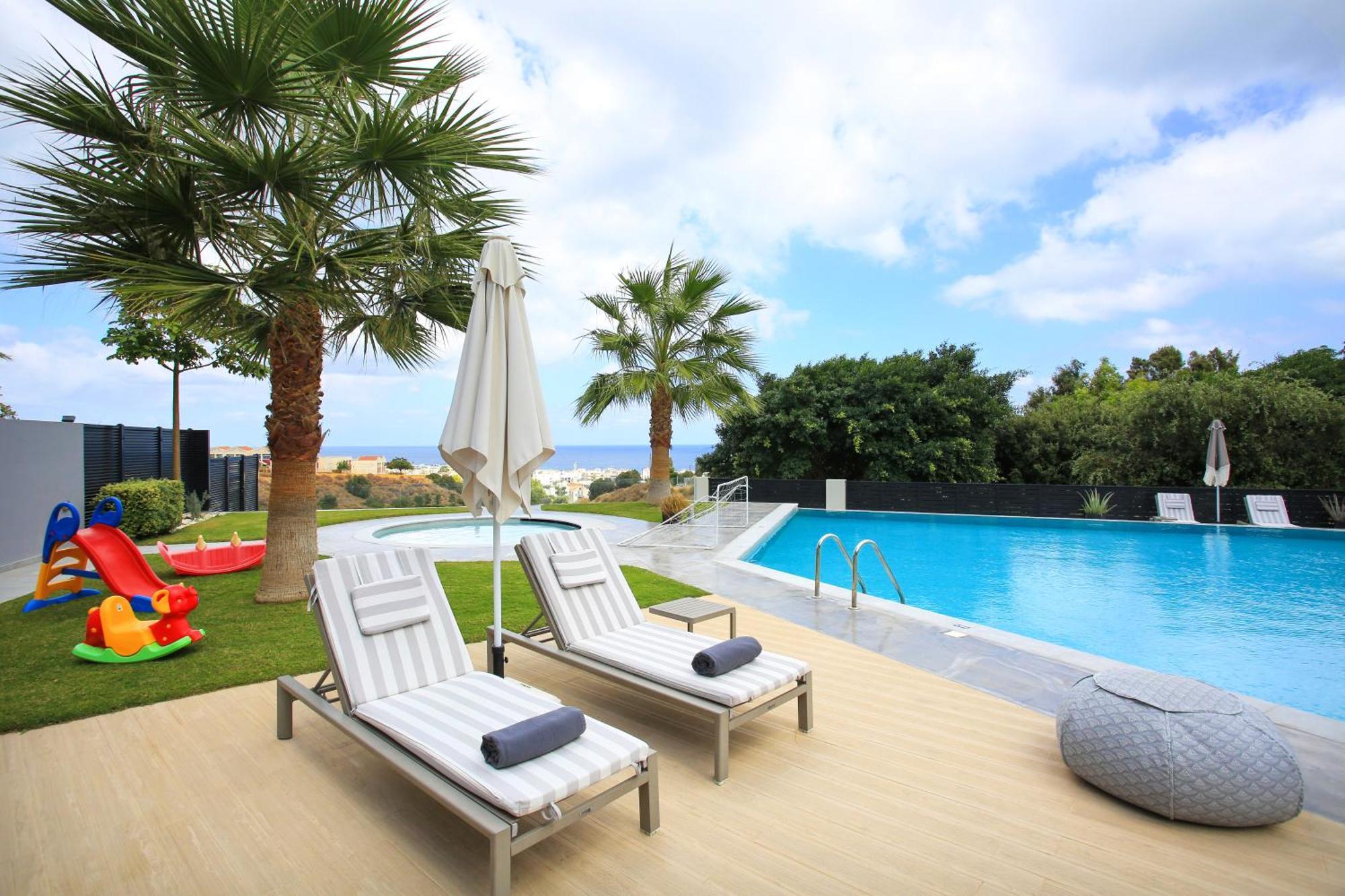 Orama Luxury Villa 4 Bedrooms With Private Pool 헐소니소스 외부 사진
