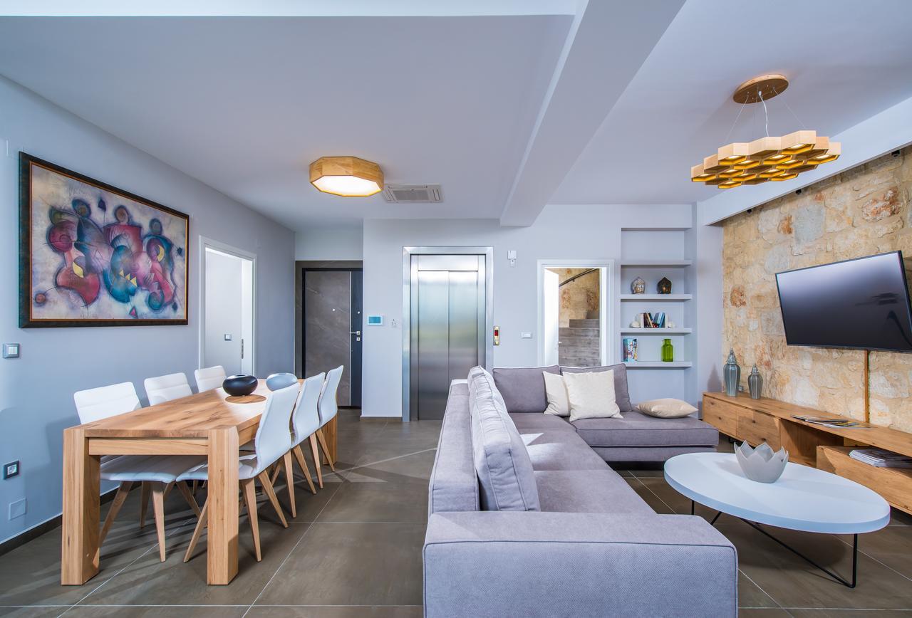 Orama Luxury Villa 4 Bedrooms With Private Pool 헐소니소스 외부 사진